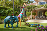 Statue animale en résine : le secret des décorations haut de gamme qui attirent tous les regards