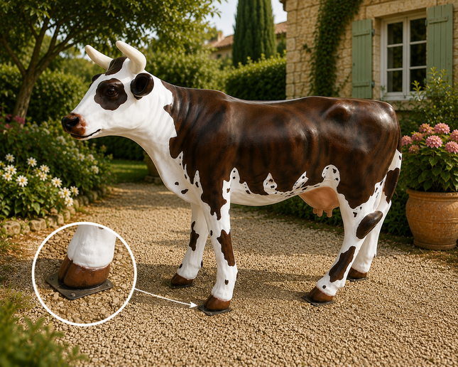 Platines de Fixation en Acier pour Statues en Résine – Statues Design