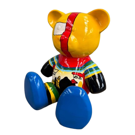 Sculpture Ours en Résine 35 cm Tableau – Statues Design