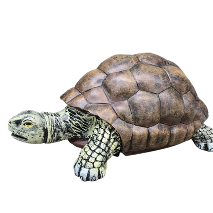 Sculpture Tortue XXL en Résine 110 cm Nature – Statues Design