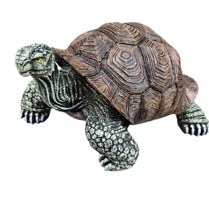 Sculpture Tortue en Résine 65 cm Nature Dorée – Statues Design