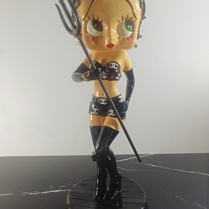 Œuvre d'Art - BETTY BOOP DIABLESSE CHANEL (4/6) - Blanc - 65 cm