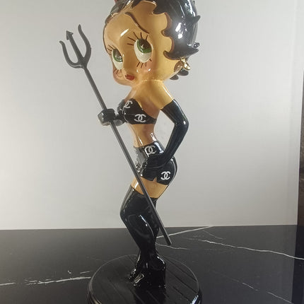 Œuvre d'Art - BETTY BOOP DIABLESSE CHANEL (4/6) - Blanc - 65 cm