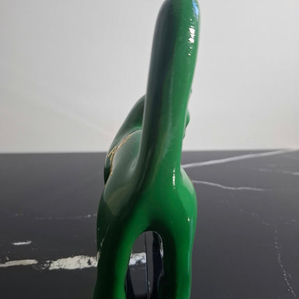 Œuvre d'Art - CHAT ROLEX (1/6)   Vert 17 cm