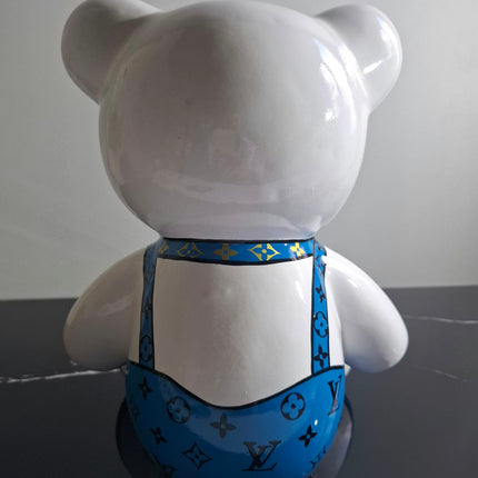 Œuvre d'Art - OURSON LOUIS VUITTON BLANC (2/6)  Noir  35cm