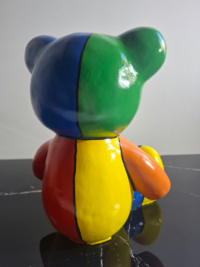 Œuvre d'Art - OURSON PUZZLE (2/6) multi color 35 cm