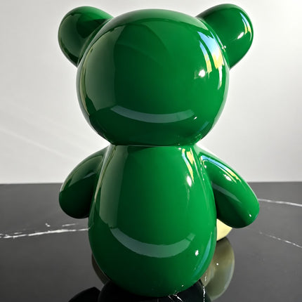 Œuvre d'Art - OURSON ROLEX (3/6) - vert -35cm