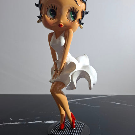 Œuvre d'Art - BETTY BOOP MARILYN (5/7)  Blanc 38 cm