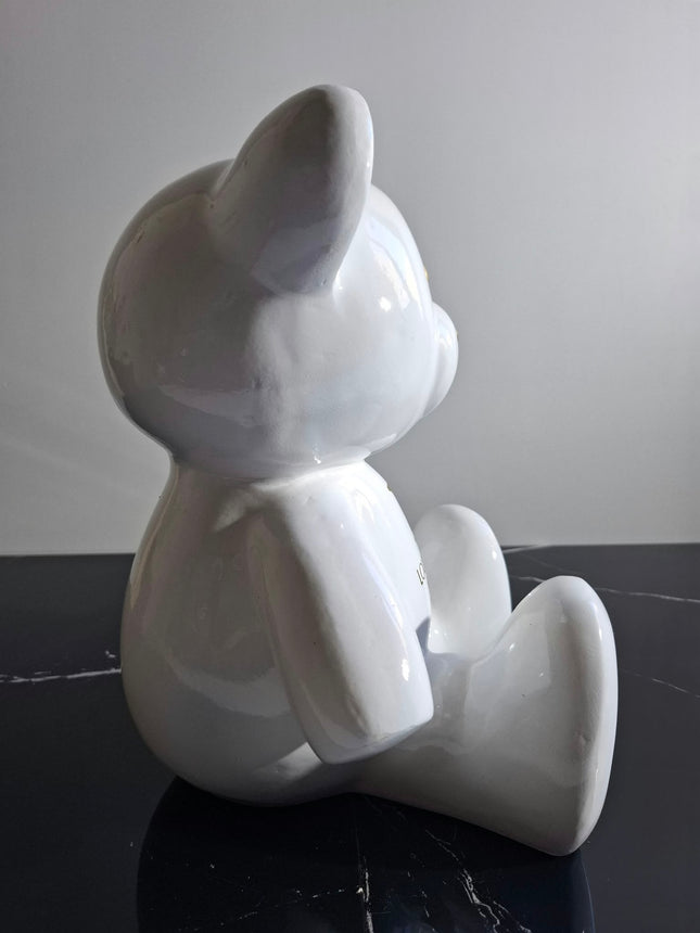 Œuvre d'Art - OURSON LOUIS VUITTON (3/6) - Blanc -35cm
