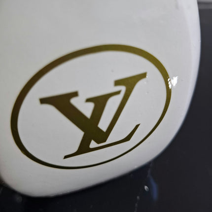 Œuvre d'Art - OURSON LOUIS VUITTON (3/6) - Blanc -35cm