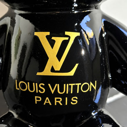 Œuvre d'Art - OURSON LOUIS VUITTON (2/8)  Noir  35 cm
