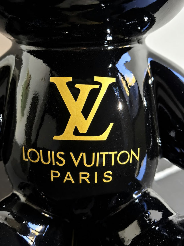 Œuvre d'Art - OURSON LOUIS VUITTON (2/8)  Noir  35 cm