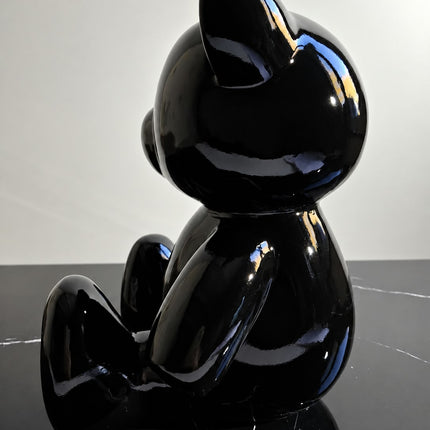 Œuvre d'Art - OURSON LOUIS VUITTON (2/8)  Noir  35 cm