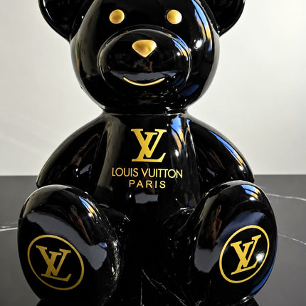 Œuvre d'Art - OURSON LOUIS VUITTON (2/8)  Noir  35 cm