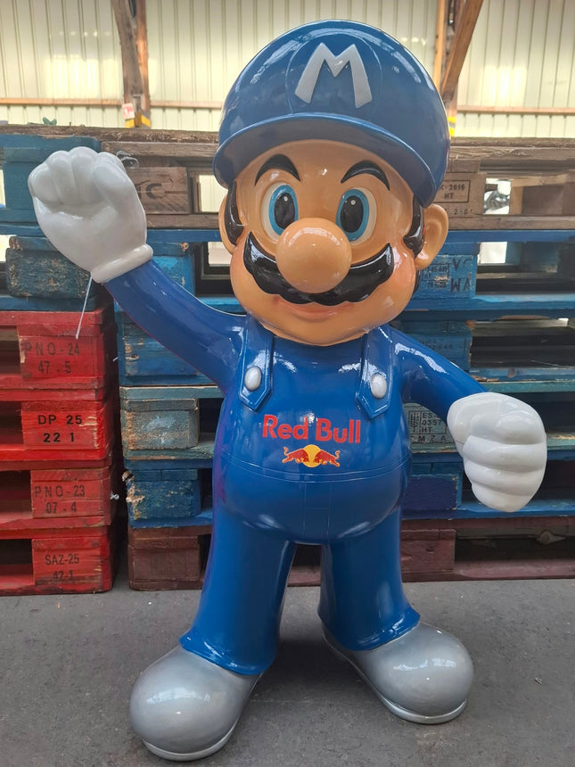 DESTOCKAGE - MARIO RED BULL 100cm – Statues Design