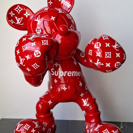 Œuvre d'Art - MICKEY ROUGE SUPREME (4/8)  Rouge  60cm