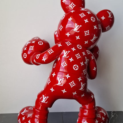 Œuvre d'Art - MICKEY ROUGE SUPREME (4/8)  Rouge  60cm