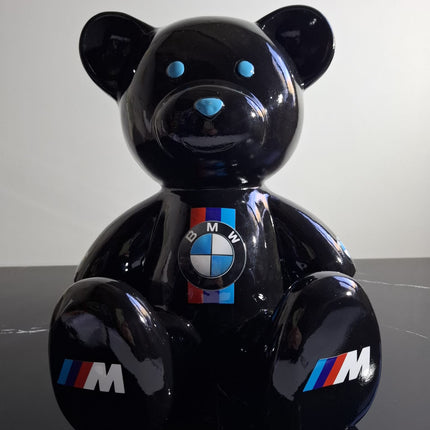 Œuvre d'Art - OURSON BMW  (2/8)  Noir  35cm