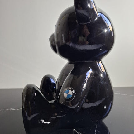 Œuvre d'Art - OURSON BMW  (2/8)  Noir  35cm