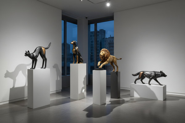 Des sculptures qui redéfinissent l'art animalier