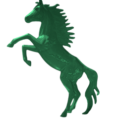 Statue Cheval Animaux Resine - 305cm - Vert - ANIMAUX-RESINE.FR