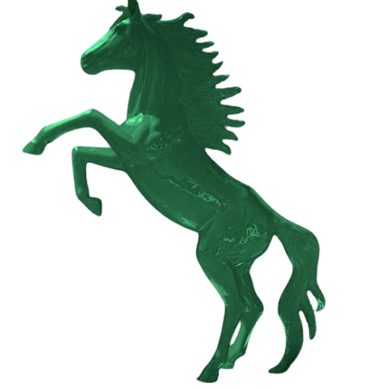 Statue Cheval Animaux Resine - 305cm - Vert - ANIMAUX-RESINE.FR