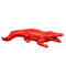 Statue Crocodile Animaux Resine - 130cm - Rouge - ANIMAUX-RESINE.FR