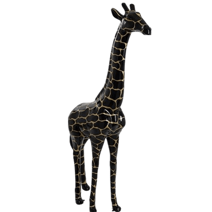 Statue Girafe Animaux Resine - 210cm - Ecaille dorée - ANIMAUX-RESINE.FR