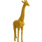 Statue Girafe Animaux Resine - 210cm - Jaune - ANIMAUX-RESINE.FR