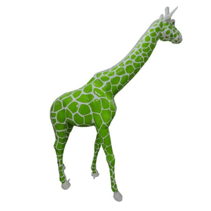 Statue Girafe Animaux Resine - 320cm - Ecaille Vert - ANIMAUX-RESINE.FR