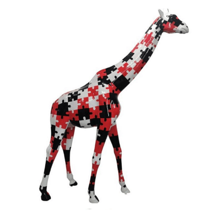 Statue Girafe Animaux Resine - 320cm - Puzzle - ANIMAUX-RESINE.FR