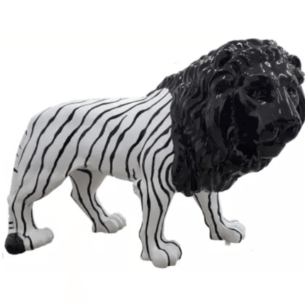 Statue Lion Animaux Resine - 190cm - Reglisse - ANIMAUX-RESINE.FR